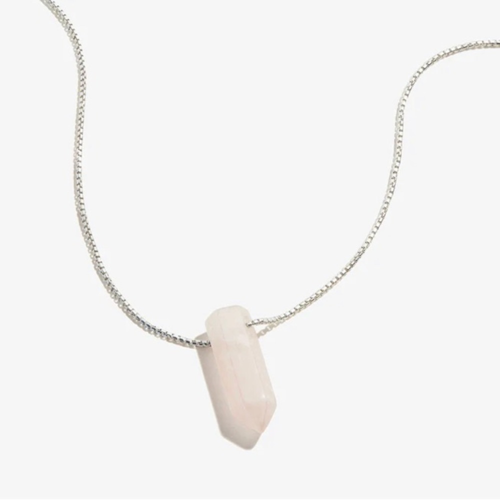 Alex and Ani Rose Quartz Pendant